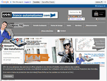Tablet Screenshot of portail-automatique-electrique.com